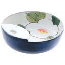 舞陶館 お玉立て 色釉白花 44128