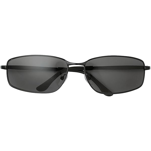 UVカット おしゃれ メンズ サングラス メタル フレーム / グリーンスモーク 7864-01