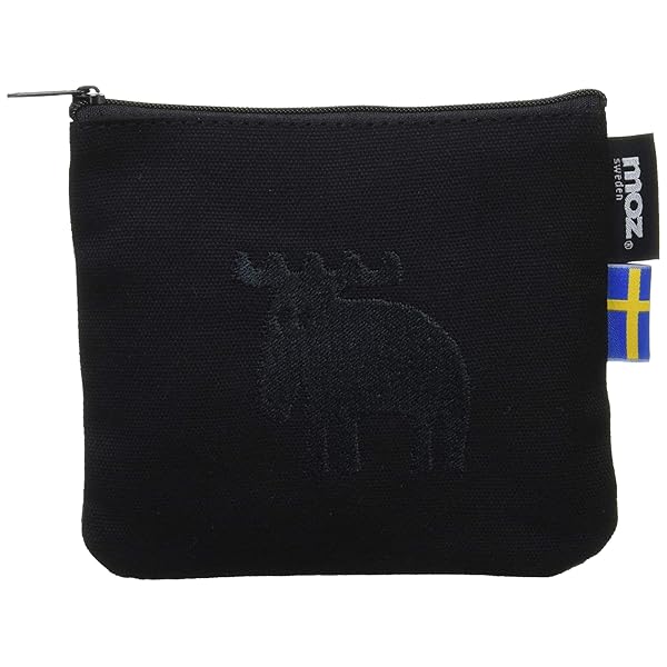 スゥェーデン 帆布トート ポケットティッシュ ブラック BK SS