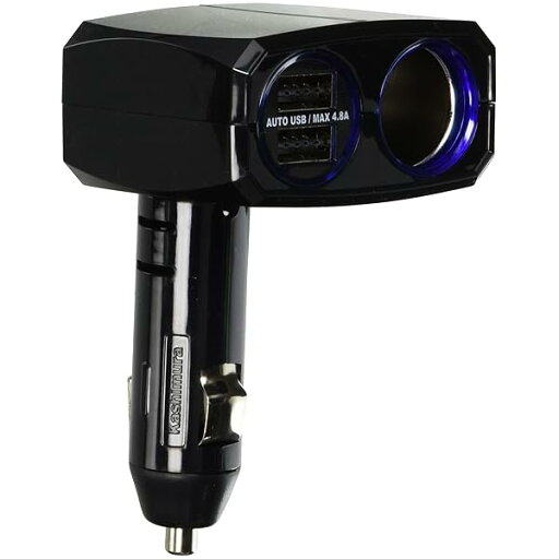 ダイレクトソケット 2リバーシブルUSB自動判定 4.8A 電源ソケット 分配器 DC1口 USB2ポートNKX-201 ダイレクトソケット 2リバーシブルUSB自動判定 4.8A 電源ソケット 分配器 DC1口 USB2ポートNKX-201