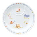 子供用 食器 皿 プレート みんなでたべよっ! 仕切り皿 径22cm 出産祝い お食い初め 離乳食 ギフト オーブン 電子レンジ 食洗機対応 日本製 40433...