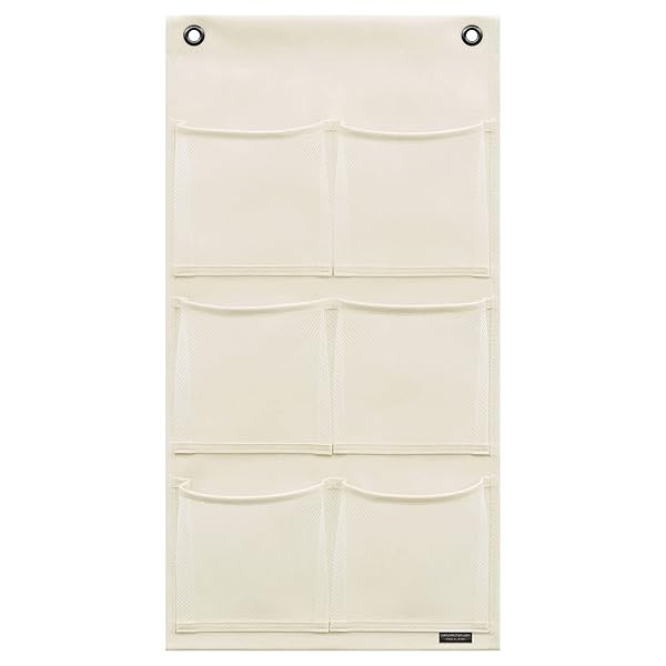 マチ付 ポストカード (6ポケット) オフホワイト 日本製 W-430