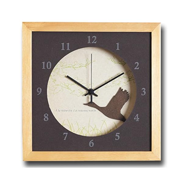 壁掛け時計 DECLOCK Verdure ナチュラル Swan DC-3006