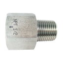 ASOH ステンレス製 変換内外ソケット 外PT1/2×内NPT1/2 NF8344