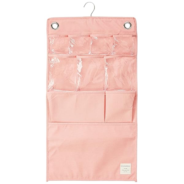 壁掛け収納 ストレリアナチュレ ウォールポケット 壁掛け収納 ピンク ESTN-WP-PK 幅31×高さ70cm