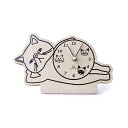 stand clock エキゾチックショートヘア -CATS- YK19-104 約W22.5 D9.5 H13
