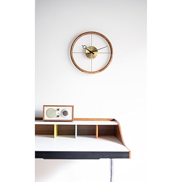 壁掛け時計 Hoop ゴールド NXT-J057 [3]