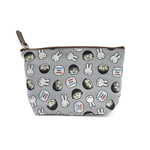 maruko meets miffy ジャガードティッシュポーチ maruko meets miffy グレー H12×W19×マチ7.5cm maruko meets miffy ジャガードティッシュポーチ maruko meets miffy グレー H12×W19×マチ7.5cm