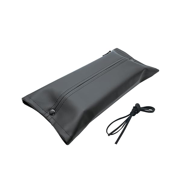 車内用品 収納 ホルダー 吊り下げ テッシュケース ブラック 横230×縦115×厚み60mmまで収納 PF-397