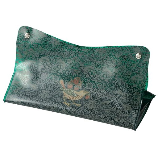クリアティッシュケース ビニール製 化粧品 小物入れ アート D.M 04(Strawberry Thief) クリアティッシュケース ビニール製 化粧品 小物入れ アート D.M 04(Strawberry Thief)