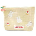 ティッシュポーチ IV チェックシリーズ miffy 約W135×H100×D10mm DBM-2421