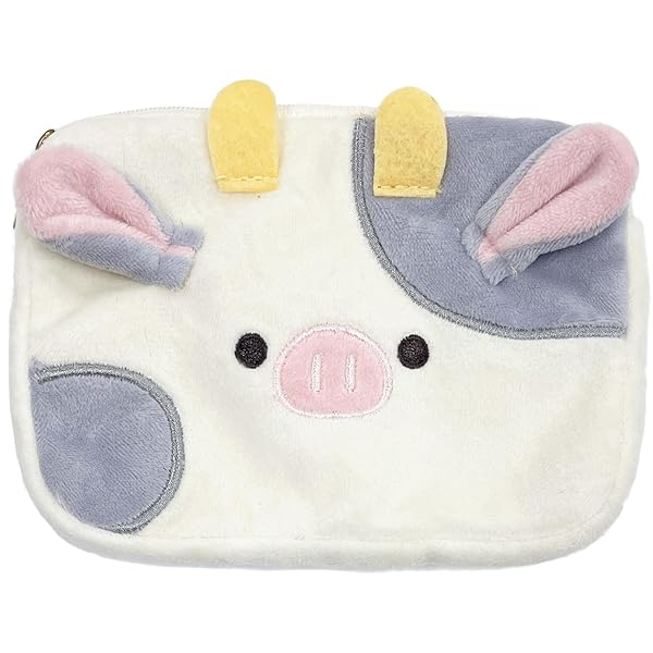 ストリームマーケット ポーチ 小さめ ティッシュ入れ テッシュケース 小物入れ 子供 大人 可愛い うし ポケットテッシュポーチ プレゼント ギフト WG243-F