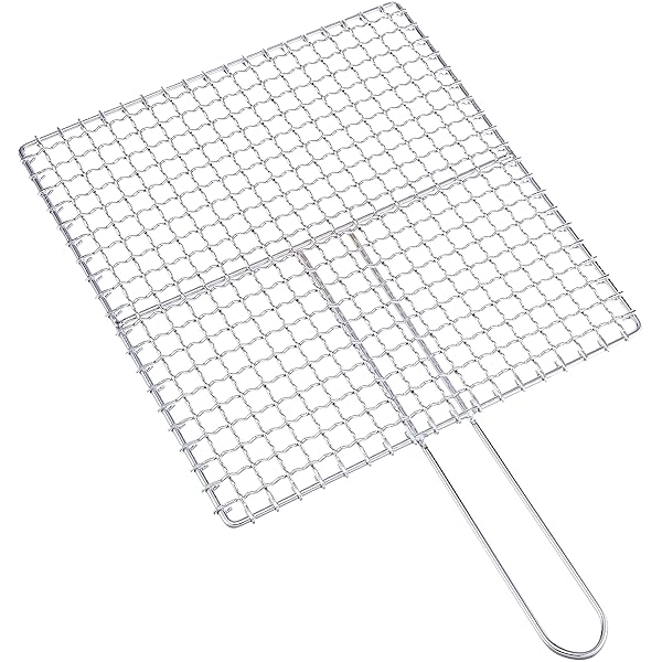 業務用 焼物網 タフロス 39号 シングル取手 (鉄・クロームメッキ) 日本製 DTH04039