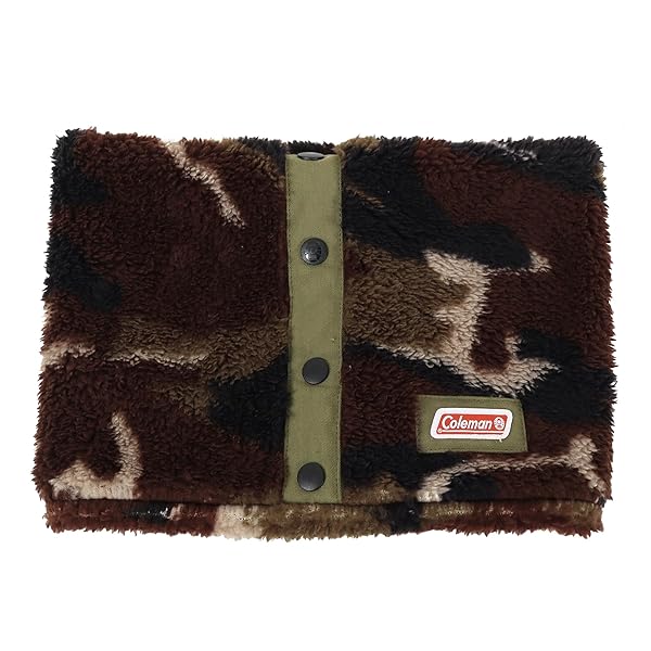 Kids キッズ ボアネックウォーマー 767-0061 ブラックカモフラージュ