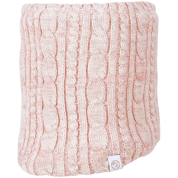 ネックウォーマー スノーボード スキー 【ニット、フリース、ボアの三層構造/ドローコードでサイズ調整可】 フリーサイズ NP-6406 PK