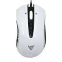 光学式ゲーミングマウス シンプル USB有線式 ホワイト(2)