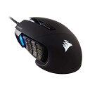 SCIMITAR RGB ELITE USB ゲーミングマウス 多ボタン RGB搭載 CH-9304211-AP MS431 ブラック///ホワイト