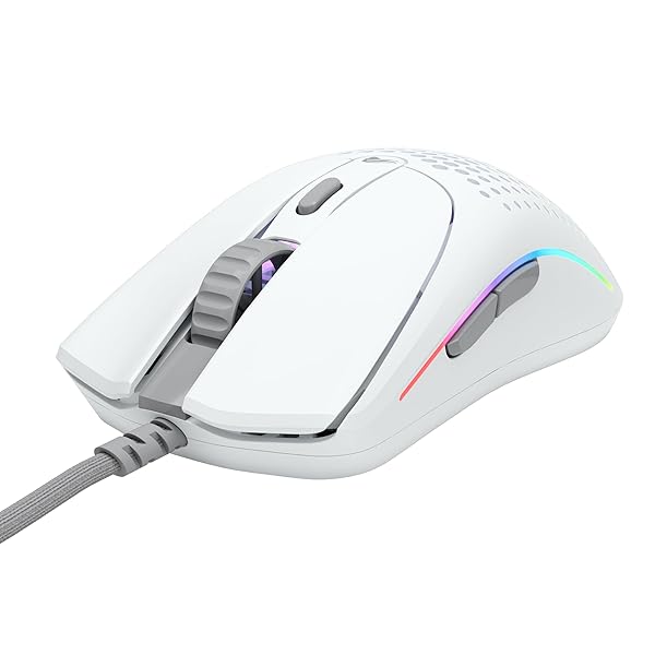Model O 2 Wired White 超軽量 49g RGB LED搭載 有線 ゲーミングマウス ホワイト G...