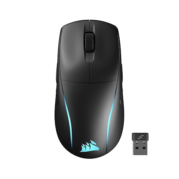 M75 WIRELESS 軽量 RGB ゲーミングマウス iCUE対応 FPS向け 89g 26000 DPI QUICKSTRIKE搭載 Bluetooth／SLIPSTREAMワイヤレス接続 ブラック CH-931D010-AP