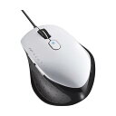 BUFFALO 有線 BlueLED 5ボタン ネオフィットマウス Mサイズ ホワイト BSMBU515MWH(2)