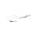 レンゲ 中国料理用食器 ホワイト 11cm 箸置き付 レンゲ台 日本製 9000-9468(3)