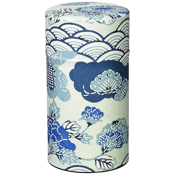 茶筒 ぽッ・かん はいからさん 四季青海波 L 日本製 887286