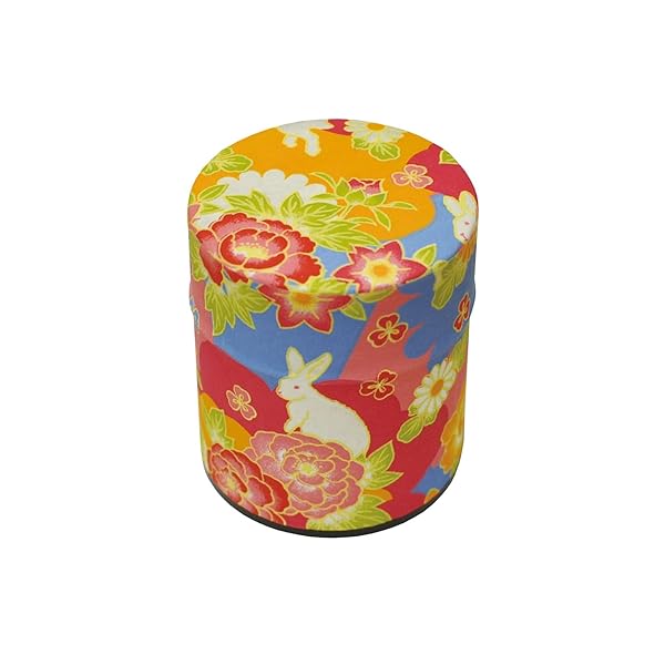 茶筒 ぽッ・かん 花うさぎ ミニ 日本製 792610