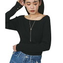 ニット ワイドスクエアネックニット レディース BVM35010 ピンクCY4306