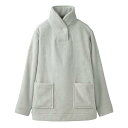 ふわふわ毛布の温もりパジャマ セージグリーン・M-L