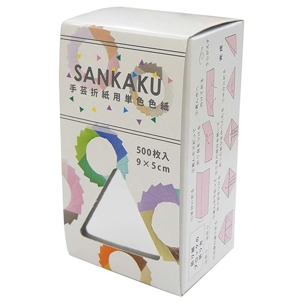SANKAKU ペーパーブロック用おりがみ SAN-50 ぎん 500枚入