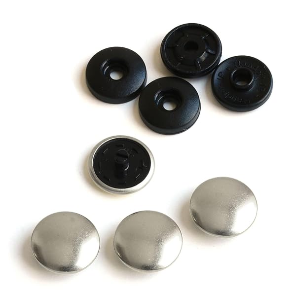 NBK イージースナップボタン 50組入り φ14mm ニッケル F12-312-50