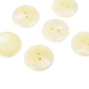 サマーカジュアルボタン 23mm 6個 白 153-23-01