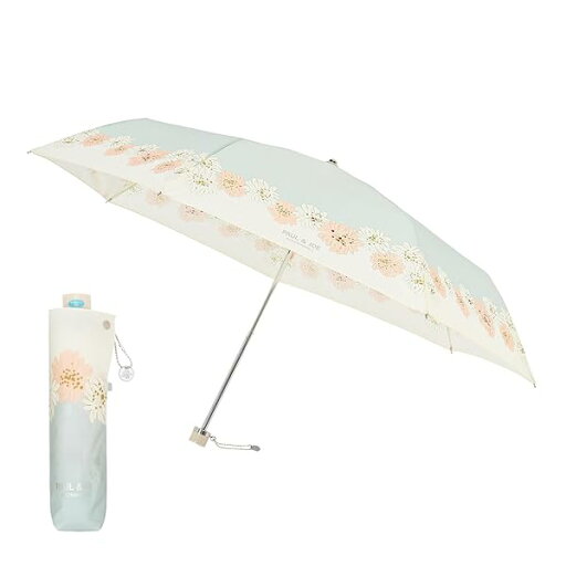 PAUL&JOE ACCESSOIRES (ポール&ジョー) ムーンバット 傘 レディース 丈夫 花柄 クリザンテーム 折りたたみ傘10978 ライトグレー PAUL&JOE ACCESSOIRES (ポール&ジョー) ムーンバット 傘 レディース 丈夫 花柄 クリザンテーム 折りたたみ傘10978 ライトグレー