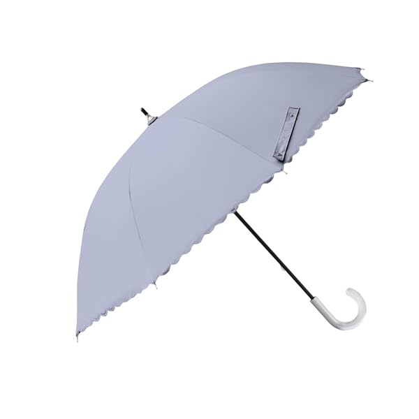 晴雨兼用 日傘 パラソル ショート レース UVカット99%以上 PUコーティング 47cm 10002939 ペールブルー