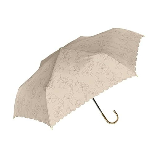 中谷 晴雨兼用折傘 UVエレナ ベージュ 花 【923-041】 手開き式 親骨グラスファイバー 55cm 中谷 晴雨兼用折傘 UVエレナ ベージュ 花 【923-041】 手開き式 親骨グラスファイバー 55cm