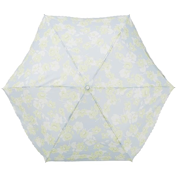 [ ] MOONBAT(ムーンバット) 強い風に耐えられる コンパクトな折りたたみ傘 雨傘 花柄 グレー