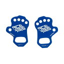 パームプロテクター 掌のマメ防止やハンドルからの振動吸収に最適 ブルー S/M AC-22717