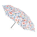 【ムーンバット】 雨傘 折りたたみ傘 UV 晴雨兼用 耐風 コンパクト プリント 10318-32-31-54 レッド