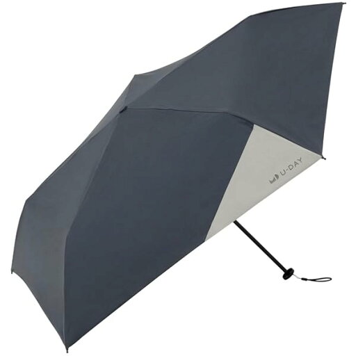 折りたたみ傘 55cm UVカット約99.9% 遮光率99.9% 170g 軽量 晴雨兼用 メンズ レディース 耐風 おしゃれ ネイビー U-DAY オールウェザーウインド/バイカラーミニ 折りたたみ傘 55cm UVカット約99.9% 遮光率99.9% 170g 軽量 晴雨兼用 メンズ レディース 耐風 おしゃれ ネイビー U-DAY オールウェザーウインド/バイカラーミニ