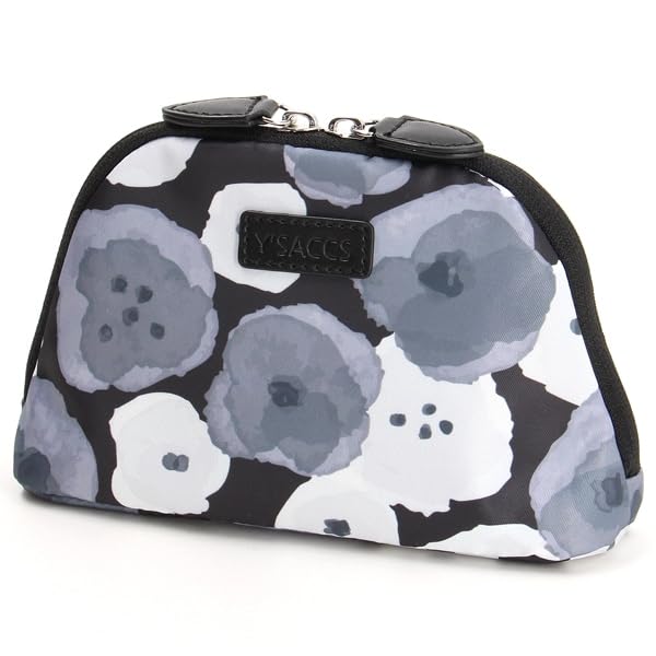 ポーチ 総柄プリントハーフムーンポーチ 1001403 グレー(11)