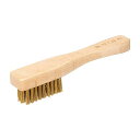 スウェード用 ブラシ 【SUEDE BRUSH】 起毛皮革 ヌバック 汚れ落とし 真鍮 ワイヤーブラシ シューケア カラーレス F(4)