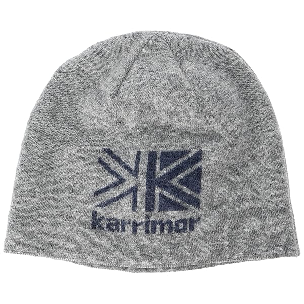 ӡˡ wool logo beanie Grey
