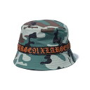 ハット OLD ENGLISH BUCKET HAT メンズ CAMO
