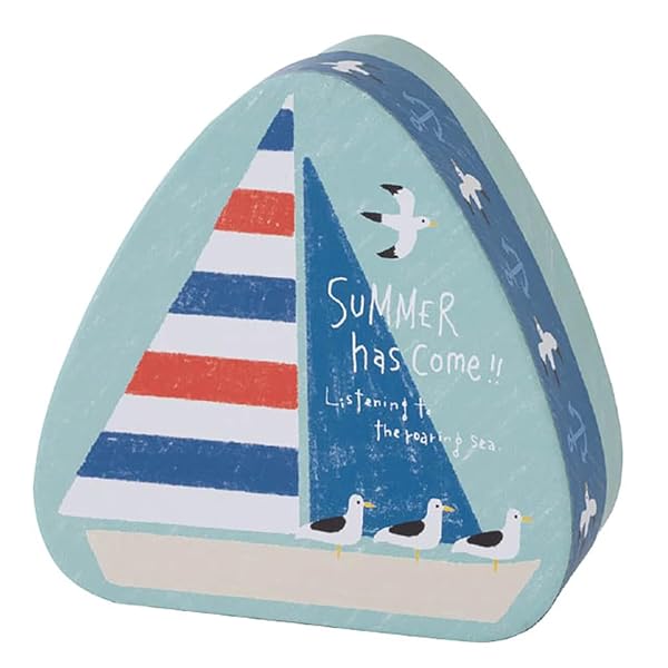 ギフトボックス 17×8.5×17cm M ヨット 4個 カラフルサマー貼箱 SUC-HBM