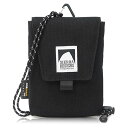 ポーチ ネックポーチ モバイルケース スマホ収納 コンパクト コーデュラ シンプル 20969366 ブラック