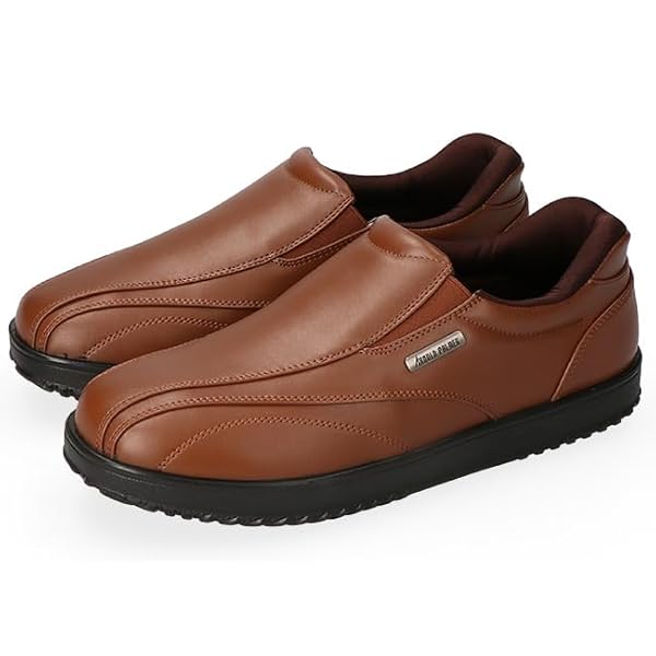 スリッポン Slide Fit防水スリッポン メンズ AP0090 キャメル (205) 26.0 cm