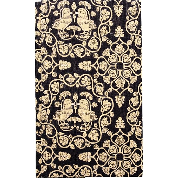 慶弔事用ふくさ 鴛鴦唐草文コン 正倉院裂金封ふくさ ネイビー 約12×20cm