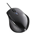 BUFFALO 有線 BlueLED 5ボタン ネオフィットマウス Mサイズ ブラック BSMBU515MBK(2)