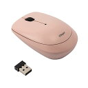 Digio2 ワイヤレスマウス 3ボタン BlueLED ピンク(2)
