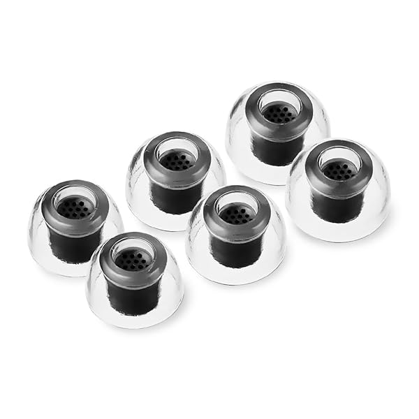 SednaEarfit XELASTEC II Standard [イヤーピース MS/M/MLサイズ各1ペア] 最高水準の熱可塑性エラストマー(TPE素材)採用 軸部強化設計 ハニカム構造ワックスガード搭載 低刺激 低圧迫【AZL-XELASTEC